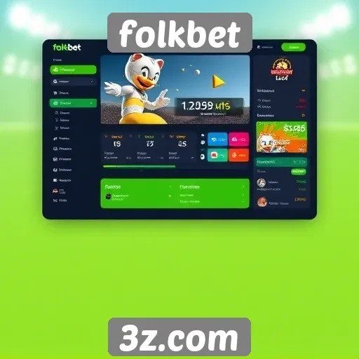 Análise da interface do usuário do site folkbet